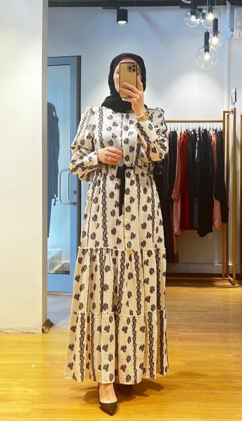 QooQ Store Von Elbise 24SS406