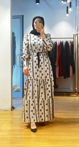 QooQ Store Von Elbise 24SS406