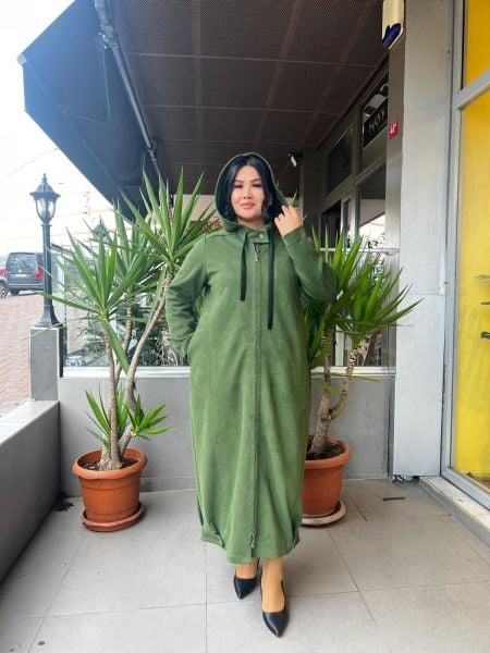 MissWhence Nubuk Görünümlü Pardesü 24508-BB