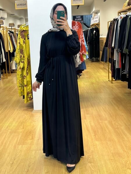 Almarwah Black Elbise T26K-303870
